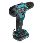 Дрель-шуруповерт Makita DF333DWYE, 12 В, 2х1.5 Ач, Li-ion, 450/1700 об/м, 30 Нм, кейс - фото 24734200