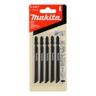 Набор пилок для лобзиков Makita Basic D-34877, по дереву, 100х1.2х8 TPI, 5 шт. - фото 24734260