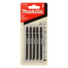 Набор пилок для лобзиков Makita Fast D-34883, по дереву, 100х1.2х6 TPI, 5 шт. 10661005 - фото 16451627