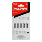 Набор пилок для лобзиков Makita Finish D-72718, по дереву, 100х1.2х9 TPI, 5 шт. - фото 24734272
