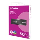 Накопитель SSD A-Data USB 3.1 500GB SC610-500G-CBK/RD SC610 1.8" черный - Фото 6