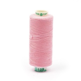 Нитки Dor Tak 40/2, 400 ярд, цвет №129 светло-розовый, 10 шт в уп.