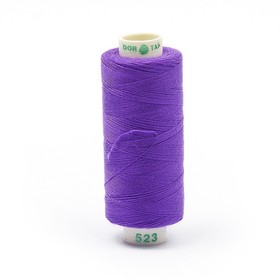 Нитки Dor Tak 40/2, 400 ярд, цвет №523 фиолетовый, 10 шт в уп.