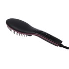 УЦЕНКА Расческа Luazon LR02, электрическая, 50 Вт, дисплей, регулировка температуры, 220 В, розовая - Фото 1