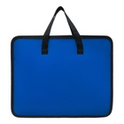 Папка с ручками А4+, 332 х 268 х 90 мм, ErichKrause "Приключения Пети и Волка", 600 мкм, молния сверху, синяя - фото 24752542