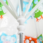 Зонт детский «Совушки», механический, r=38,5см, цвет оранжевый - Фото 2