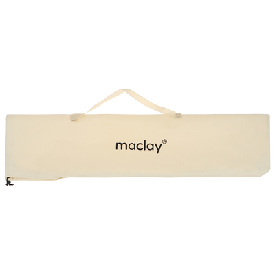 Кресло складное maclay, с подстаканником, 48×48×76 см, до 100 кг, бежевое