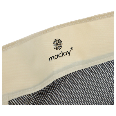 Кресло складное maclay, с подстаканником, 48×48×76 см, до 100 кг, бежевое