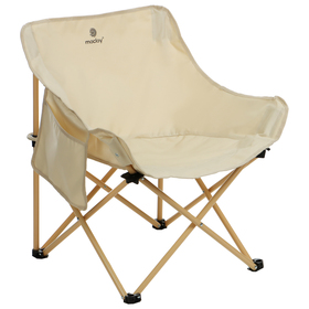 Кресло складное 65х 58 х 66 см, до 120 кг, цвет бежевый