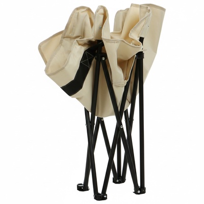 Кресло складное maclay, 65×58×66 см, до 120 кг, цвет бежевый