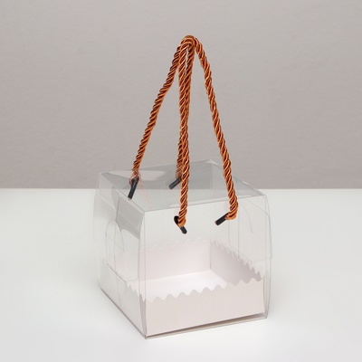 Коробка под рулет, белая 10×10×10 . Кондитерская упаковка