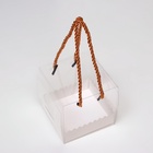 Коробка под рулет, белая 10×10×10 . Кондитерская упаковка - Фото 3