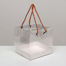 Коробка под рулет, белая 14×14×14 см