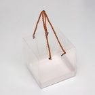 Коробка под рулет, белая 14×14×14 см - Фото 3