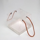 Коробка под рулет, белая 14×14×14 см - Фото 5