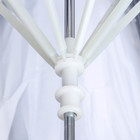 Зонт детский "Далматинец", механический, с ушками, с хвостом, r=35см, цвет чёрный/белый - Фото 2