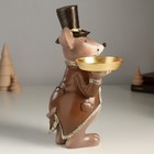 Подсвечник полистоун на 1 свечу «Мышонок в цилиндре и фраке», 17×10×23 см - Фото 2