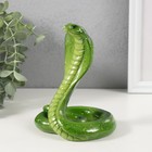 Сувенир полистоун лак "Зелёная кобра" 11,3х9,8х13,4 см - Фото 4