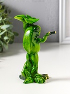 Фигурка полистоун лак «Лягушонок прячется от дождя», 8.5×5.8×14 см - Фото 2