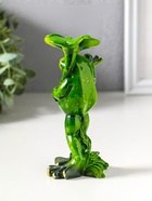 Фигурка полистоун лак «Лягушонок прячется от дождя», 8.5×5.8×14 см - Фото 3