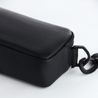 Сумка женская кросс-боди TEXTURA на молнии, 19×6×10.5 см, чёрная - Фото 6