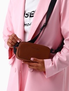 Сумка женская кросс-боди TEXTURA на молнии, 19×6×10.5 см, рыжая - Фото 14