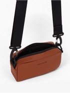 Сумка женская кросс-боди TEXTURA на молнии, 19×6×10.5 см, рыжая - Фото 10