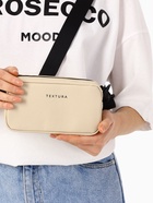 Сумка женская кросс-боди TEXTURA на молнии, 19×6×10.5 см, бежевая - Фото 12