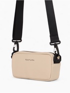 Сумка женская кросс-боди TEXTURA на молнии, 19×6×10.5 см, бежевая - Фото 5
