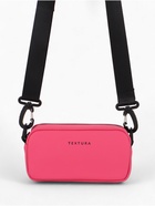 Сумка женская кросс-боди TEXTURA на молнии, 19×6×10.5 см, фуксия - Фото 3
