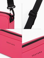 Сумка женская кросс-боди TEXTURA на молнии, 19×6×10.5 см, фуксия - Фото 4