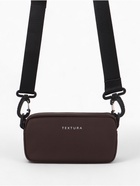 Сумка женская кросс-боди TEXTURA на молнии, 19×6×10.5 см, коричневая - Фото 3