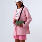 Сумка женская на молнии TEXTURA, маленький размер, оливковая - Фото 9