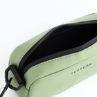 Сумка женская на молнии TEXTURA, маленький размер, оливковая - Фото 2