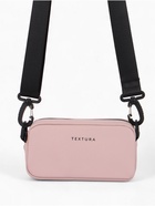 Сумка женская кросс-боди TEXTURA на молнии, 19×6×10.5 см, розовая - Фото 4