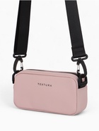 Сумка женская кросс-боди TEXTURA на молнии, 19×6×10.5 см, розовая - Фото 6