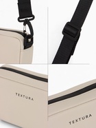 Сумка женская кросс-боди TEXTURA на молнии, 19×6×10.5 см, светло-бежевая - Фото 3