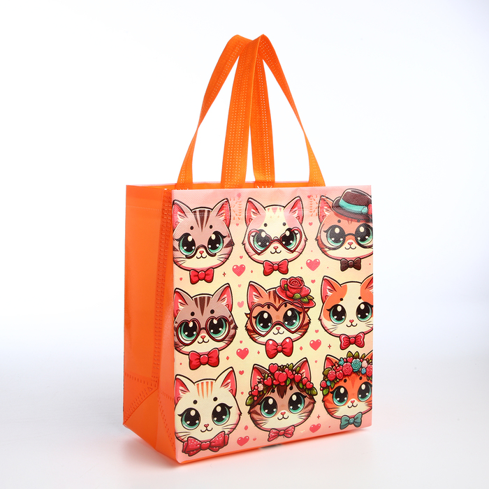 Сумка детская без застёжки, цвет оранжевый - Фото 1