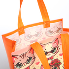 Сумка детская без застёжки, цвет оранжевый (комплект 2 шт) - фото 24746334