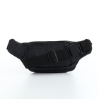 Поясная сумка на молнии, цвет чёрный - Фото 3