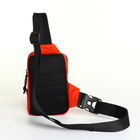 Сумка-слинг из текстиля, цвет оранжевый - Фото 2