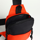 Сумка-слинг из текстиля, цвет оранжевый - Фото 4
