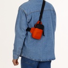 Сумка-слинг из текстиля, цвет оранжевый - Фото 6