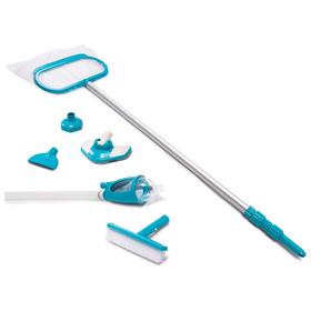 {{photo.Alt || photo.Description || 'УЦЕНКА Набор для чистки бассейна: пылесос с 3 насадками, сачок, прямая щётка, 279 см, 28003 INTEX'}}