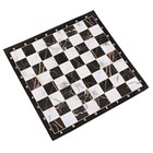 Шахматное поле 30 х 30 см "Мрамор", винил - Фото 3