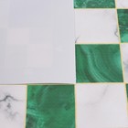 Шахматное поле 39 х 39 см "Малахит", винил - Фото 4