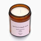 Ароматическая свеча в банке «Цитрусовый раф», апельсин, кофе, ваниль, 250 мл - Фото 7