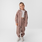 Костюм детский KAFTAN Velvet, размер 38 (146-152 см), пыльно-розовый - Фото 1