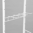 Стойка прикассовая 205×45×55, 3 корзины, 2 гребёнки, цвет белый - Фото 6