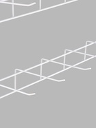 Стойка прикассовая 190×64.5×55 , 3 корзины, 3 гребёнки, белая - Фото 3